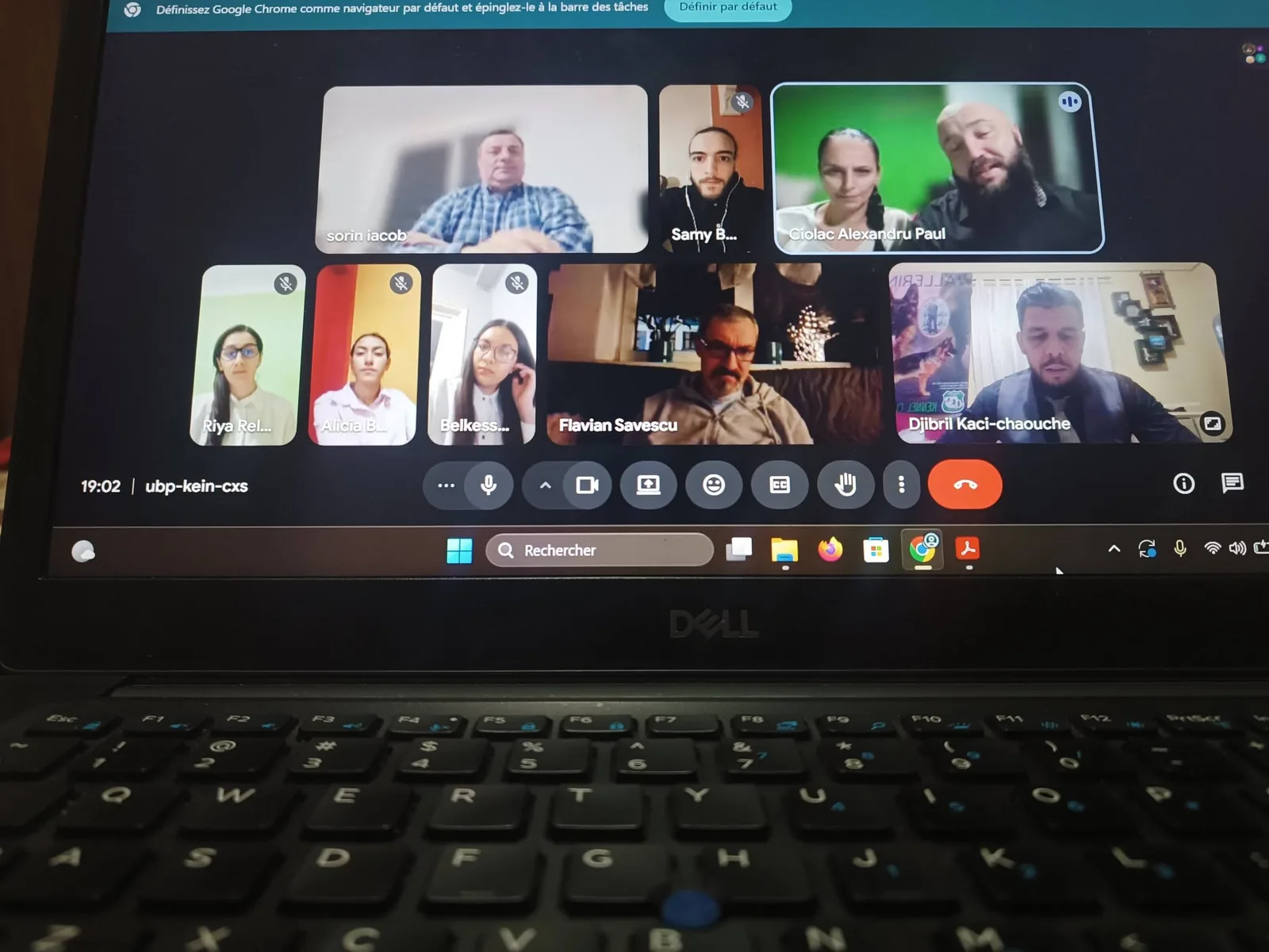 Online training session