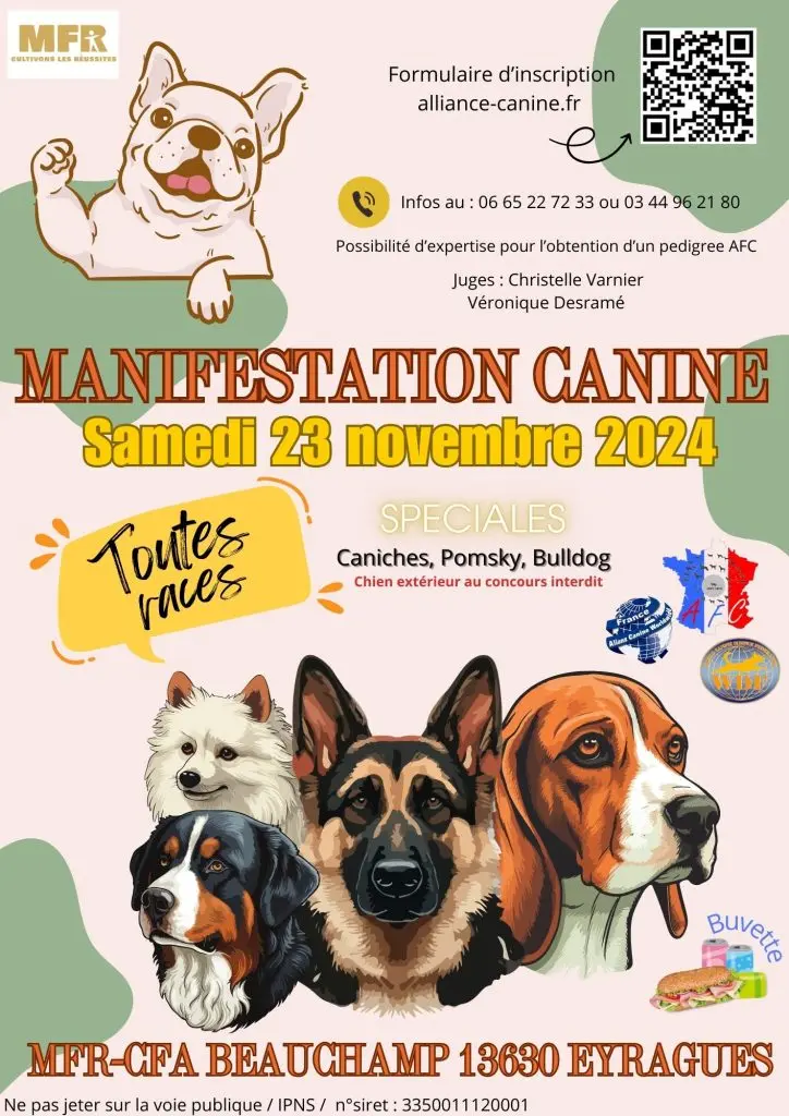 Dog show in France
