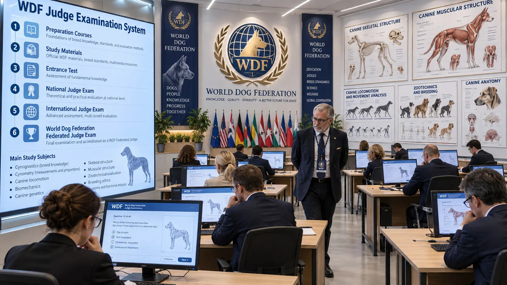 World Dog Federation Launches Its Digital Examination System for Official Dog Show Judges