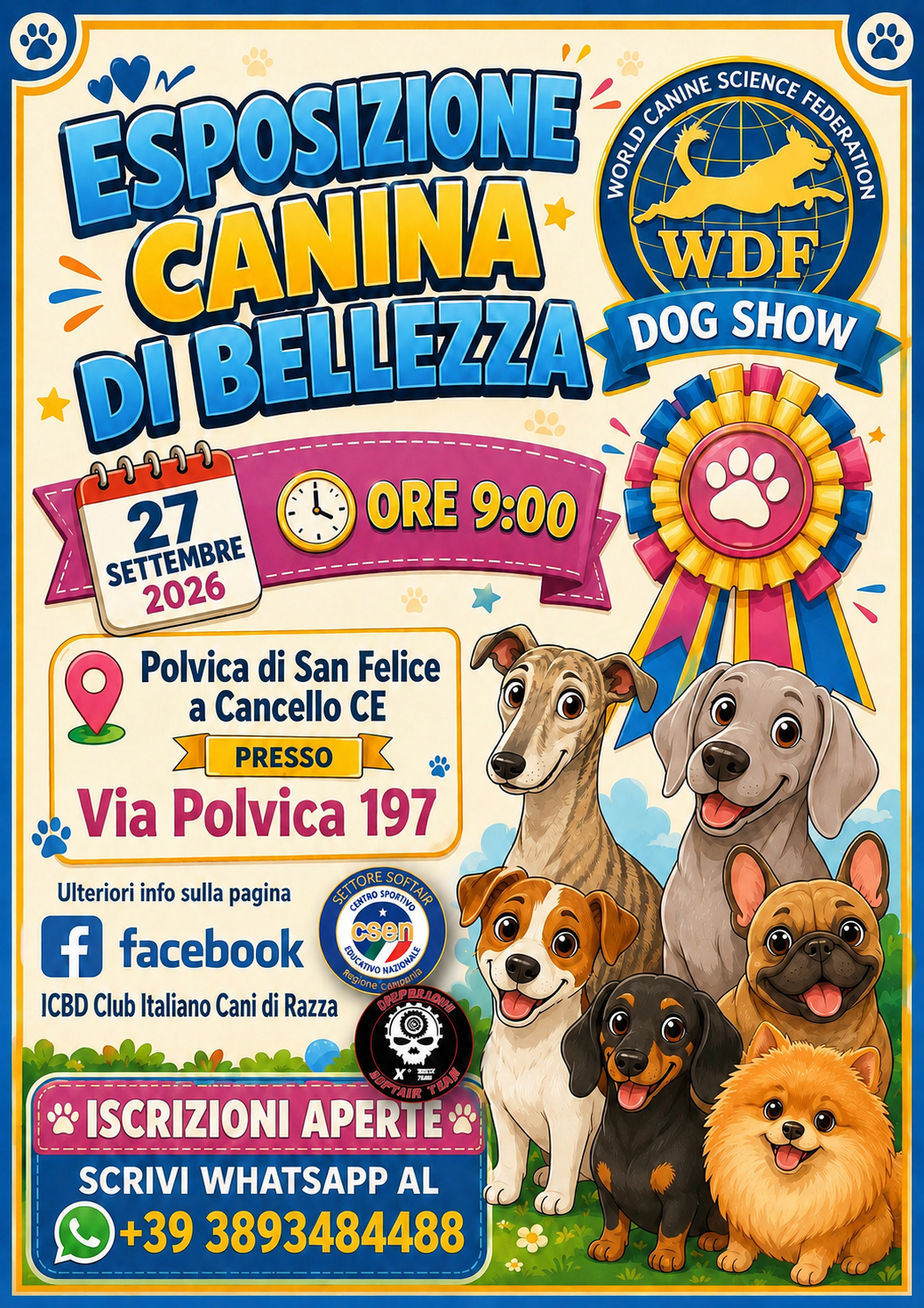 Locandina International Dog Show di Polvica